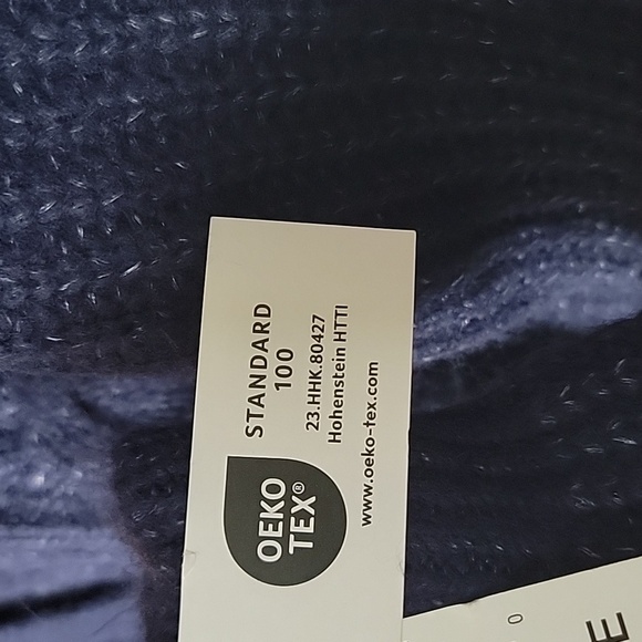 STYLE & CO NWT CHUNKY NAVY CARDIGAN SZ LARGE - Picture 6 of 13